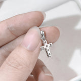 collier croix en argent