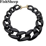 collier grosse maille