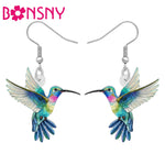 boucle d'oreilles colibri