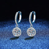 diamant boucle d'oreille