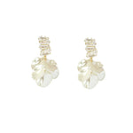 boucles d oreilles blanches