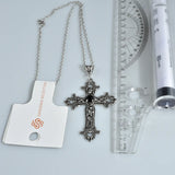 collier croix homme