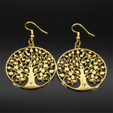 boucles d oreille arbre de vie