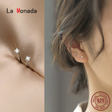 boucles d'oreille puces argent