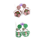 boucles d'oreilles noel