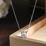 collier diamant solitaire