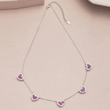 collier coeur argent