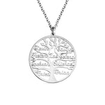 collier arbre de vie prénom