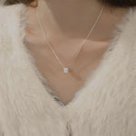 diamant solitaire collier