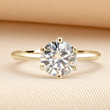 solitaire bague or