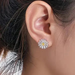 boucle d oreille marguerite