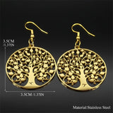 boucles d oreille arbre de vie