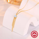 collier or femme 18 carats