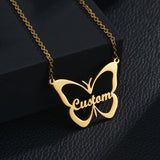 collier lettre prenom
