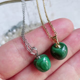 collier en malachite
