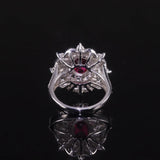 bague pierre rouge