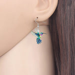 boucle d'oreilles colibri