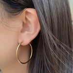 boucle d'oreille anneau femme