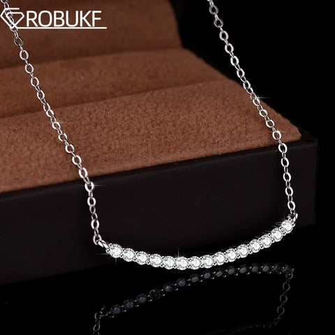 collier or blanc et diamant