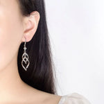 boucles d'oreilles argent originales