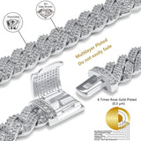 collier homme or blanc