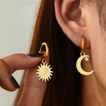 boucle d oreille lune