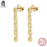 boucles d'oreilles maillon