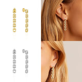 boucles d'oreilles maillon