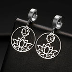 boucle d oreille lotus