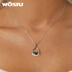 collier femme argent