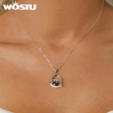 collier femme argent