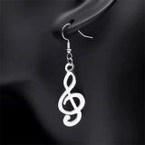 boucle d oreille note de musique