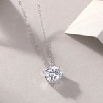 collier solitaire diamant