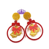 boucles d'oreilles noel