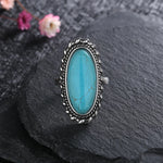 bague turquoise femme