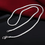 collier hommes argent