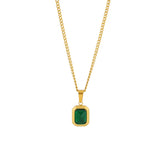 collier emeraude