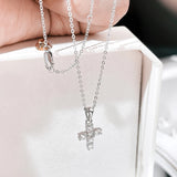collier croix en argent