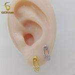 boucle d'oreilles trombone