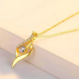 collier coeur en or