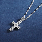 collier croix en argent