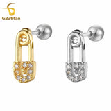 boucle d'oreilles trombone