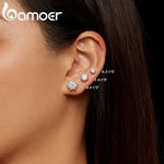 boucle d'oreille diamant solitaire