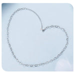 collier femme argent