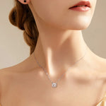 collier diamant solitaire