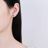 boucles d oreilles or blanc