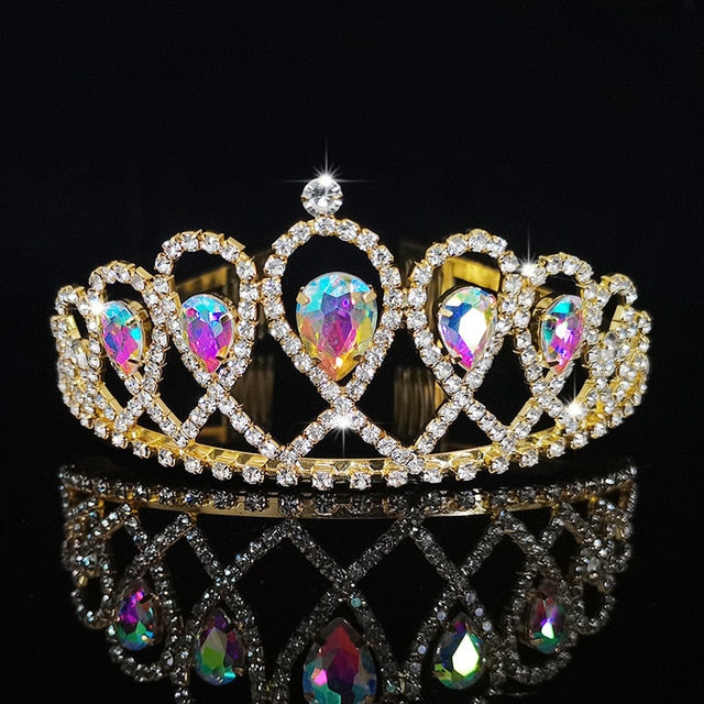 Couronne Enfant Alliage Argenté à Flocons – Diadème Fête, Anniversaire, Photo, Accessoire Princesse - 6