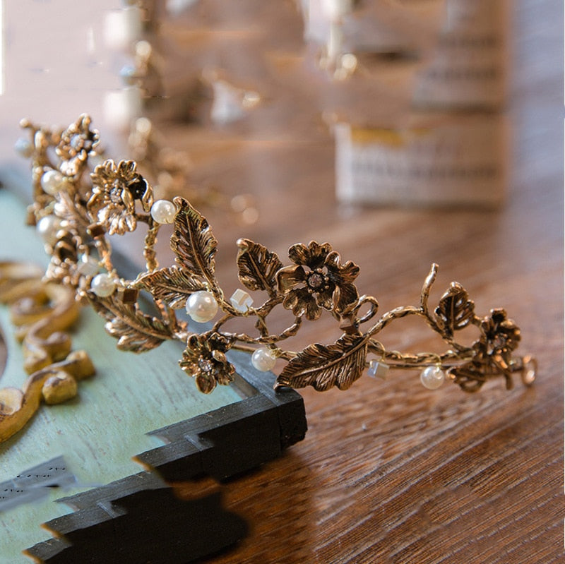 Bandeau Dolce & Gabbana Fleur De Lys Perles Rose Et Vert – Neuf Avec étiquettes