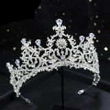 Diadème pour mariage Lux modèle royale soleil couleur argent