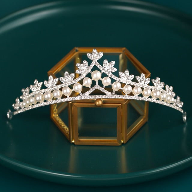 Diadème Rose Avec Strass AB Pour Princesse - Mariage, Anniversaire, Halloween, Noël, Cadeau Pour Filles Et Femmes